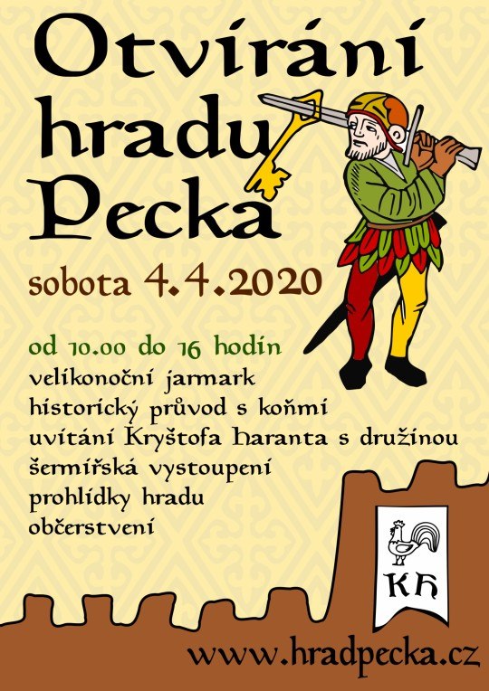 plakat hrad pecka